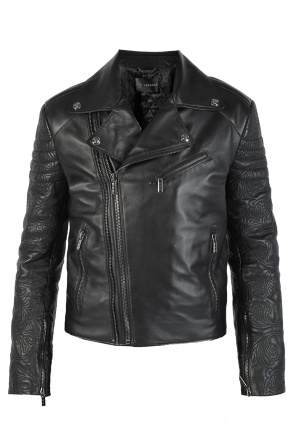 Leather biker jacket, zdjęcie 1 Leather biker jacket od Versace